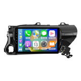 Estéreo 6+128g Para Toyota Hilux 2016-2022 4g Qled Carplay