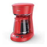 Cafetera 12 Tazas Oster Bvstdcp12r Rojo