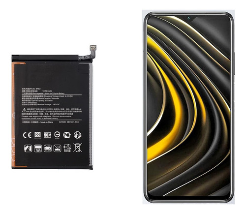 Bateria Compatible Con Xiaomi Poco M3  Bn62 De 5000mah