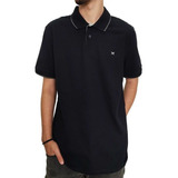 Camisa Polo Hering Masculina Piquet Bordado Preto 036h3ren