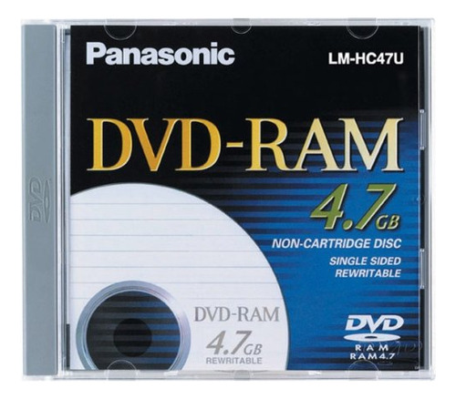 Panasonic Lm-hb47lu 4.7gb Dvd Ram De Un Solo Lado
