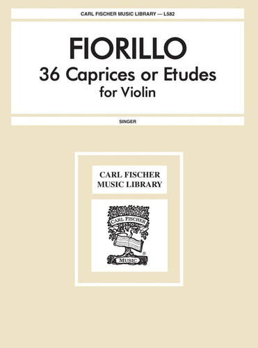 36 Caprices Or Etudes For Violín / 36 Caprichos O Estudios 