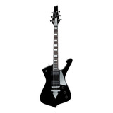 Guitarra Elétrica Ibanez Ps Series Ps60 De  Choupo Black Com Diapasão De Amaranto