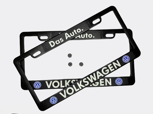 Juego Portaplaca Valvula Blac Vw Volkswagen Jetta Polo Vento