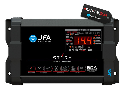 Fonte Carregador Automotivo Jfa 60a Redline Bivolt