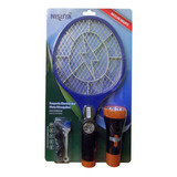 Raqueta Paleta Mata Mosca Mosquito Descarga Electrica Jfc