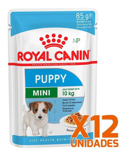 Alimento Humedo Perro Pouch Royal Canin Mini Puppy 12un. Np