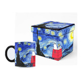 Snoopy Taza Mágica Noche Estrellada ¡regalos Personalizados!