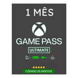 Game Pass Ultimate Assinatura 1 Mês Código 25 Dígitos