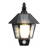 Foco Solar Tipo Farol Jardin Decoración Luz Cálida