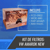 Kit Filtros Wega Vw Amarok Linea Nueva 2.0 Td 2016
