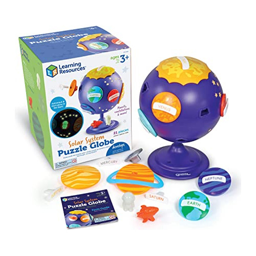 Learning Resources Solar System Puzzle Globe Space Toys For