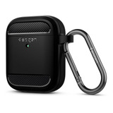 Funda Spigen Rugged Armor Para AirPods (1st/2nd Gen) - Black