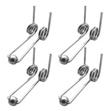 Zzxllro 4pcs Alambre De Resorte De Doble Torsion De Hierro R