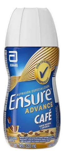 Ensure Advance Shake Omega 3 Sabor Cafe X220ml