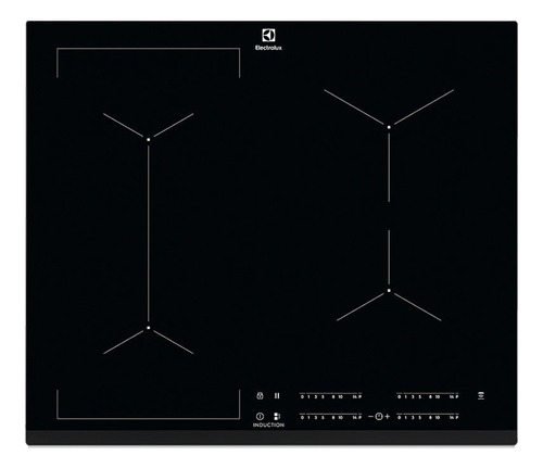 Cooktop Indução Touch 4 Bocas Vidro 52x59x4,4cm - Electrolux Cor Preto 220v - 240v