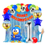 Kit Globos Gallina Pintadita Decoración Compatible