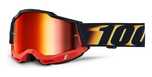 Goggles Motocross 100% Original Accuri 2 Stamino2 Rojo