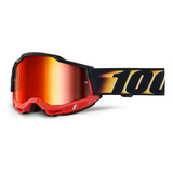 Goggles Motocross 100% Original Accuri 2 Stamino2 Rojo