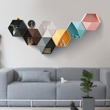 Estante De Pared Hexagonal