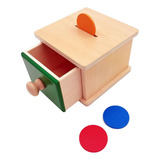 A) Caja De Madera Montessori Educación Temprana For Regalo