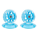 2 Pares De Luces Led Para Patinete Infantil De 120 Mm, Rueda