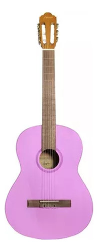 Guitarra Clasica Gc-39-pink Bamboo Incluye Funda 