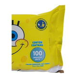 Toalhinhas Umedecidas Nickelodeon Bob Esponja 100 Unidades Lenços