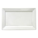 Plato Playo Fuente Bandeja Porcelana  Oxford Blanco 30x20 Cm