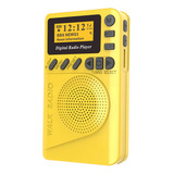 Conjunto De Rádio Com Leitor Mini Pocket Radio Mp3 Dab+ Radi