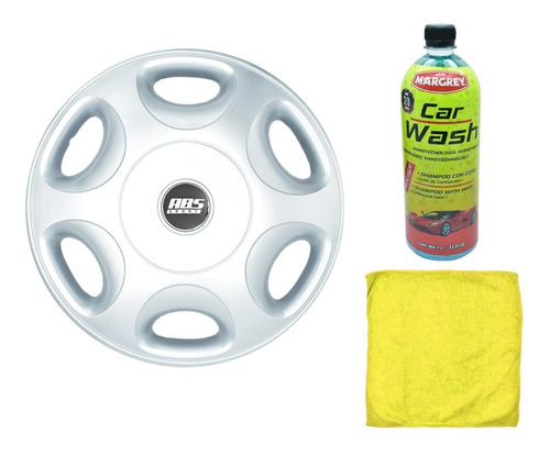 Juego Tapones Rin 13 Chevy / Carwash 1l Y Toalla De Regalo