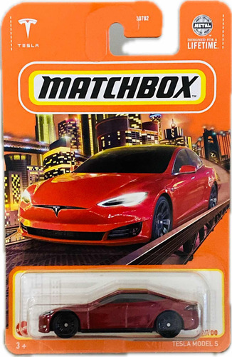Matchbox Tesla Model S Rojo 89/100 | 2024