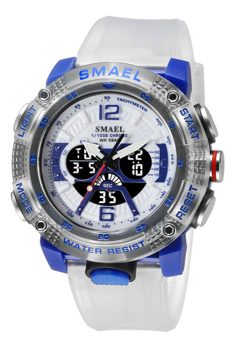 Reloj Casual Impermeable Con Doble Pantalla Luminosa Digital