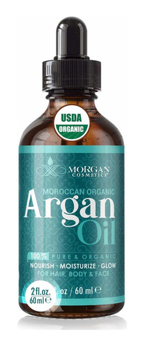 Morgan Cosmetics Aceite De Argán Orgánico 100% Puro, Aceite