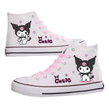 J Zapatos Altos De Lona Sanrio Hello Kitty Kuromi