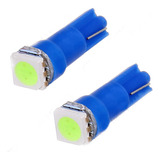 1 Paquete De 20 T5 5050 1smd Hielo Calibre Azul De Panel Led