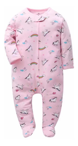 Pijama Mameluco Ropa Enterizo Unicornio Bebé Niña