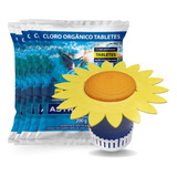 Kit 05 Tablete Pastilha 200g + Dosador De Cloro Girassol