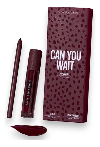 Kit Labios Beauty Creations Lip Duo Color Can You Wait 