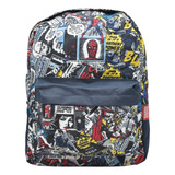 Mochila Spiderman Estampado Historieta Primaria 143308 Ruz Color Negro