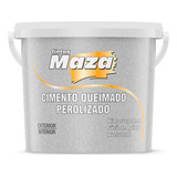 Efeito Cimento Queimado Perolizado Aveludado Maza 3kg Cor Prata Nobre