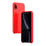 Capa Para iPhone XS Max Baseus Vermelho Toque Seda Lsr 6.5p