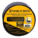 Gola Higiênicas Preta 1 Rolo 100 Und Marco Boni Profissional