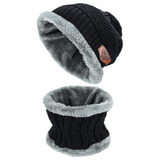 Pack Gorro + Cuello Unisex Gorro Con Chiporro Invierno 