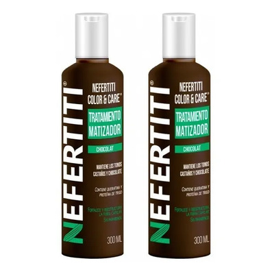 Shampoo Matizador Y Tratamiento Tonos Chocolates Nefertiti | MercadoLibre