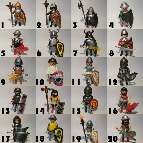 Playmobil Caballeros Medievales Guerreros Medieval Knight 