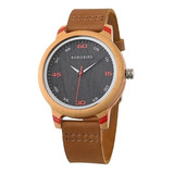 Reloj De Madera Bobo Bird Gt048 Bambú 44 Mm Con Caja