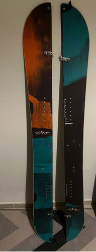 Tabla Snowboard Splitboard Nitro 151cm Con Pieles