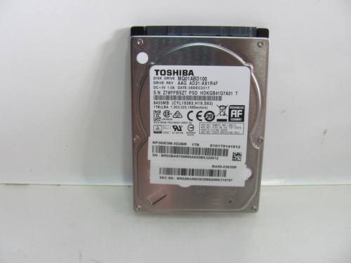 Hd Interno Toshiba Mq01abd100 1tb Funcionando