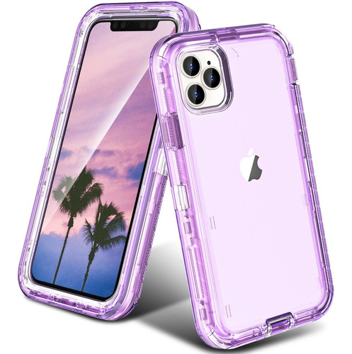 Funda Para iPhone 11 Pro 8 Plus Xs Max Case Uso Rudo Colores